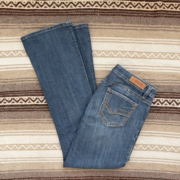 ROCK & ROLL DENIM MID RISE RIDING BOOTCUT JEANS SZ W31 L32 - Picture 1 of 8